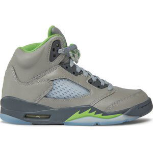 Boty Nike Air Jordan 5 Retro (GS) DQ3734 003 Silver/Green Bean/Flint Grey