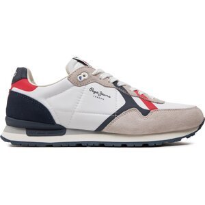 Sneakersy Pepe Jeans Brit Road M PMS40007 White 800