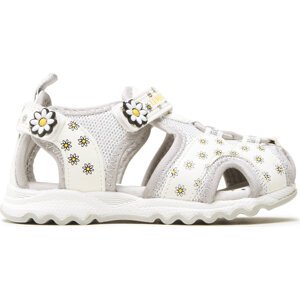 Boty Lumberjack CLOSED SANDAL WHITE/SILVER