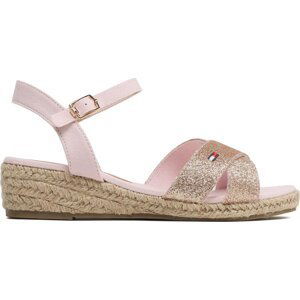 Espadrilky Tommy Hilfiger Rope Wedge T3A7-32775-1596363 M Powder Pink 363