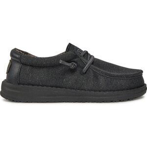 Polobotky Hey Dude Wally Youth Basic 40041-001 Black