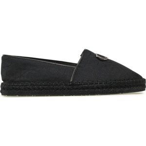 Espadrilky Calvin Klein Espadrille W/Hw HW0HW01458 Black Mono 0GN