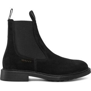 Kotníková obuv s elastickým prvkem Gant Millbro Chelsea Boot 27633415 Black