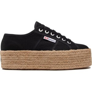 Espadrilky Superga 2790 Rope S51186W Black 999