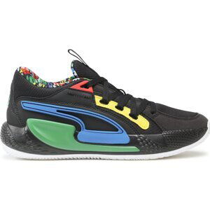 Boty Puma Court Rider Chaos 379137 01 Puma Black/Pele Yellow/Archive Green/Racing Blue/Puma White