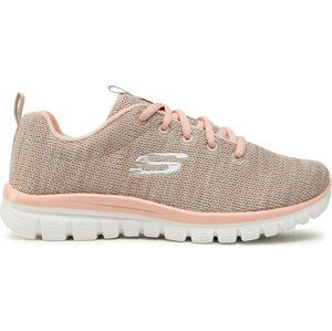 Sneakersy Skechers Twisted Fortune 12614/NTCL Béžová