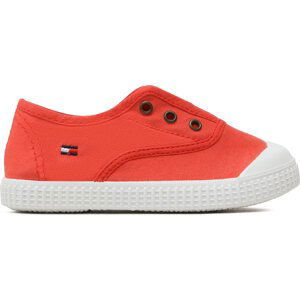 Plátěnky Tommy Hilfiger Low Cut Easy-On Sneaker T1X9-32824-0890 S Red 300