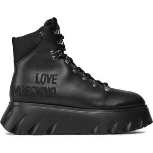 Polokozačky LOVE MOSCHINO JA21116G0HIA700A Cordura Nero