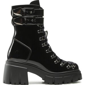 Polokozačky Altercore Chloe II Vegan Black Patent