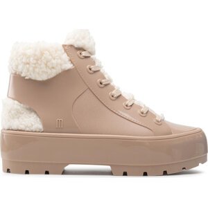 Polokozačky Melissa Fluffy Sneaker Ad 33318 Brown/Beige AE668