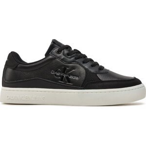 Sneakersy Calvin Klein Jeans Classic Cupsole Low Lth Ml Fad YM0YM00885 Black/Bright White 0GM