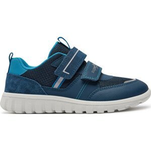 Sneakersy Superfit 1-006203-8040 D Blau/Türkis