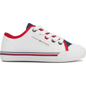 Plátěnky Tommy Hilfiger Low Cut Up Sneaker T3X9-33325-0890 M White/Blue/Red Y003