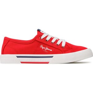 Tenisky Pepe Jeans Brady Boy Basic PBS30527 Red 255