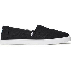 Polobotky Toms Alpargata Cupsole 10013515 Černá