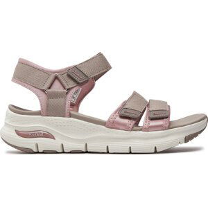 Sandály Skechers Arch Fit-Fresh Bloom 119305/TPPK Taupe