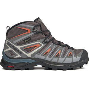 Trekingová obuv Salomon X Ultra Pioneer Mid GORE-TEX L47196600 Šedá