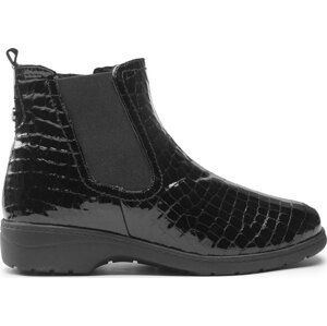 Polokozačky Caprice 9-25355-29 Black Croco Pa 065