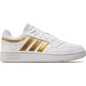 Boty adidas Hoops 3.0 Low Classic Basketball HP7972 Ftwwht/Ftwwht/Magold