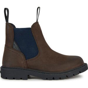 Kozačky Geox J Shaylax Boy J16FAA 00045 C0947 S Brown/Navy