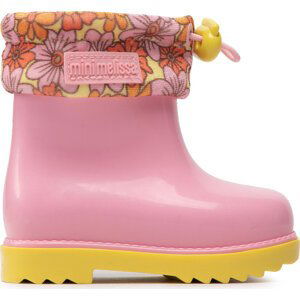 Holínky Melissa Mini Melissa Rain Boot III Bb 33615 Pink/Yellow AB198