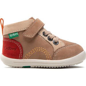 Kotníková obuv Kickers Kinoe 878670-10 M Beige Rouge 113