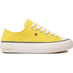 Plátěnky Tommy Hilfiger Low Cut Lace-Up Sneaker T3A4-32118-0890 S Yellow 200