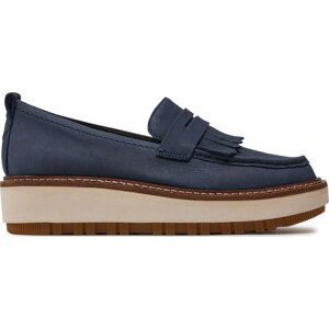 Polobotky Clarks Oriannaw Loafer 26176639 Navy Nubuck