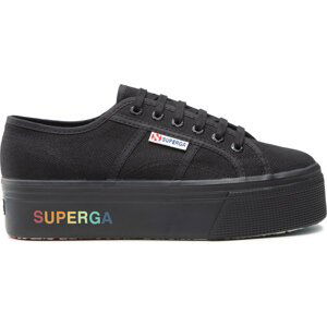 Tenisky Superga 2790 Paltform S7113KW Black/Rainbow AI3