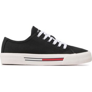 Tenisky Tommy Jeans Low Cut Wmns Canvas EN0EN02085 0GJ