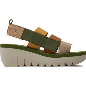 Sandály Fly London Yerefly P144847006 Cloud/Multicolor/Army Green