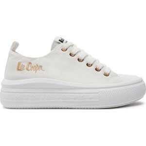 Plátěnky Lee Cooper LCW-24-44-2462LA White/Gold