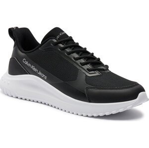 Sneakersy Calvin Klein Jeans Eva Runner Lowlaceup Mix In Mr YM0YM00906 Black/Bright White/Silver 0GM