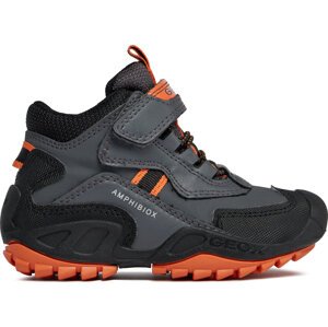 Sněhule Geox J New Savage Boy B A J261WB 050BU C0904 M Dk Grey/Orange