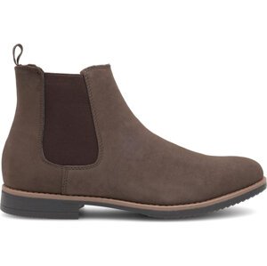 Kotníková obuv s elastickým prvkem Lanetti MYL8495-2 Brown