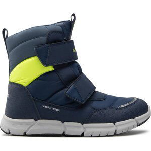 Sněhule Geox J Flexyper B. B J169XC 0FU50 C4502 D Navy/Fluo Yellow