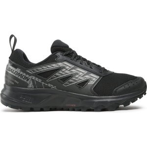 Trekingová obuv Salomon Wander 47152500 27 V0 Black/Pewter/Frost Gray