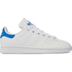 Boty adidas Stan Smith Kids IE8110 Ftwwht/Ftwwht/Blubir