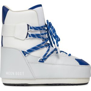 Sněhule Moon Boot Sneaker Mid 14028200003 White/Lt.Grey/Blue