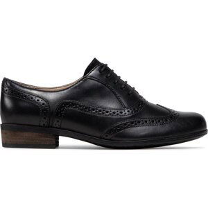 Oxfordy Clarks Hamble Oak 203467134 Black Leather