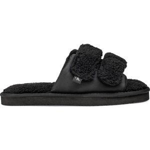 Bačkory Calvin Klein Jeans Home Slide Velcro Sherarlng YW0YW00861 Black BDS