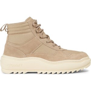 Kotníková obuv Tommy Jeans Tjm Mix Material Boot EM0EM01245 Sandalwood RBT