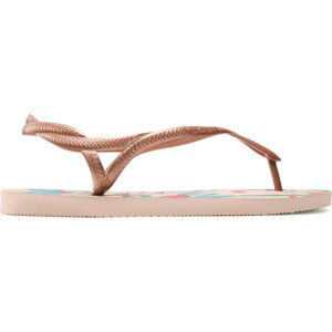 Sandály Havaianas Luna Print 41372593606 Ballet Rose/Gold