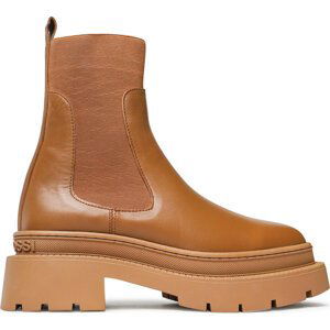 Kotníková obuv s elastickým prvkem Gino Rossi 222FW104 Camel