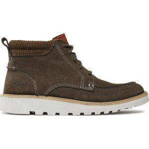 Kotníková obuv Clarks Barnes Mid 261673137 Dark Grey Suede