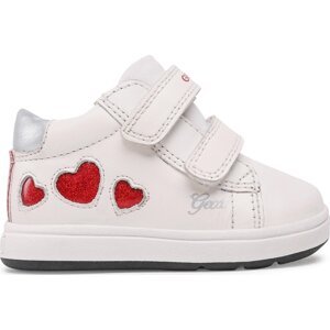 Polobotky Geox B Biglia Girl B354CA085KCC0050 White/Red