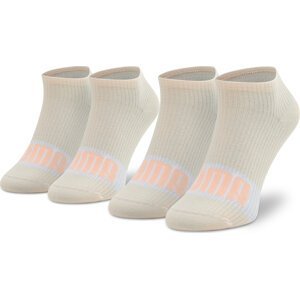 Sada 2 párů dámských nízkých ponožek Puma 935475 04 Oranžová