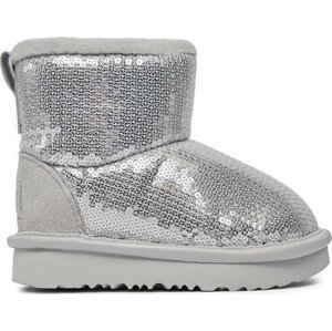 Sněhule Ugg T Classic Mini Mirror Ball 1143708T SLVR