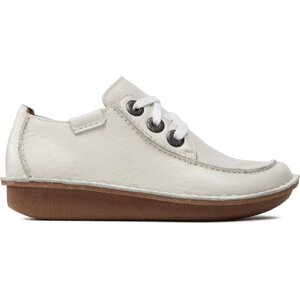 Polobotky Clarks Funny Dream 261654444 White Leather