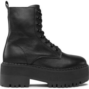 Polokozačky Tommy Jeans Tjw Boot Zip Up EN0EN02305 Black BDS